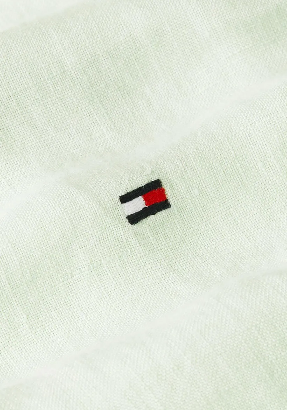 Tommy Hilfiger Pigment Dyed Regular Fit Shirt, popeline, lichtgroen