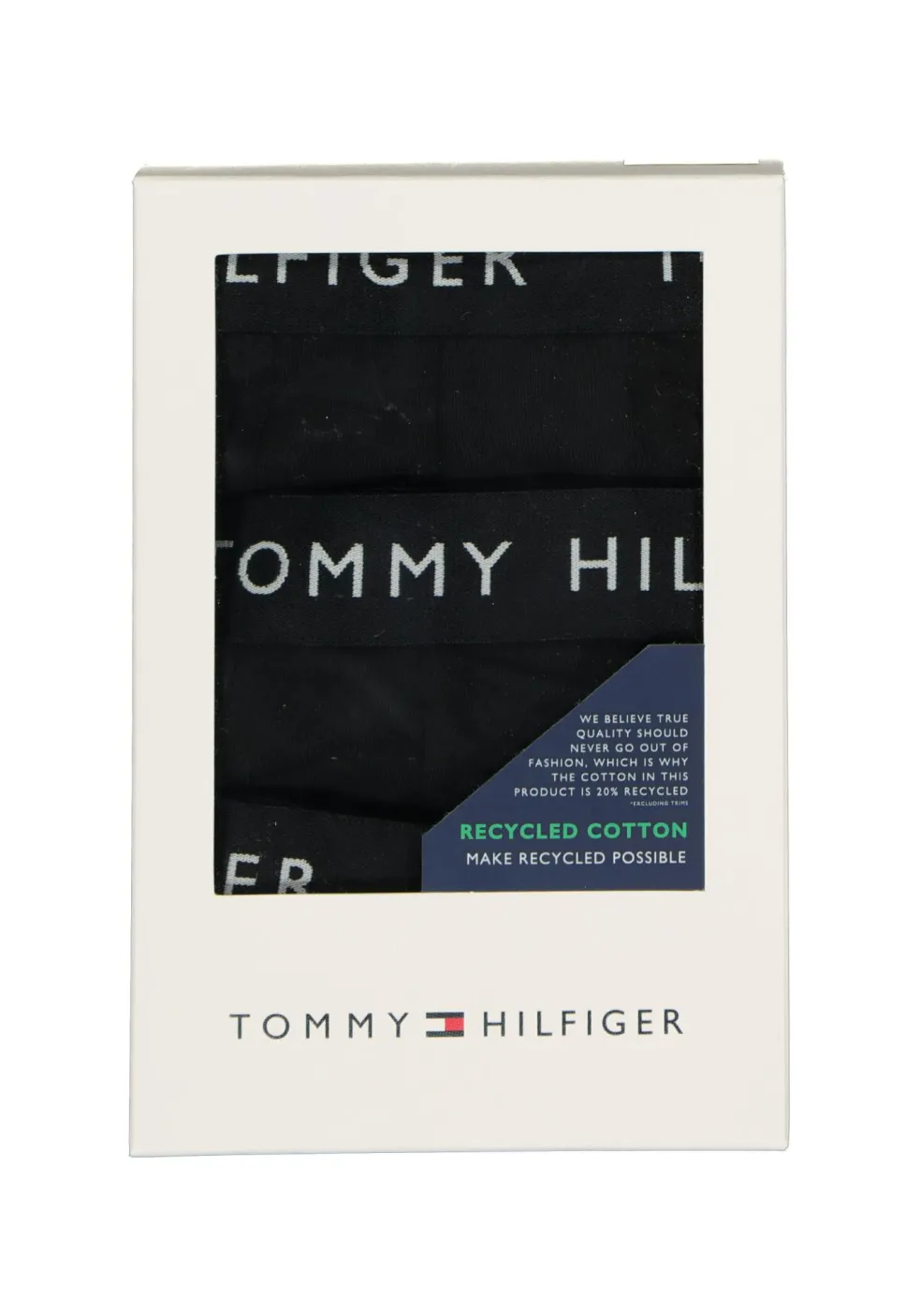 Tommy Hilfiger Recycled Essentials trunks (3-pack), heren boxer normale lengte, zwart