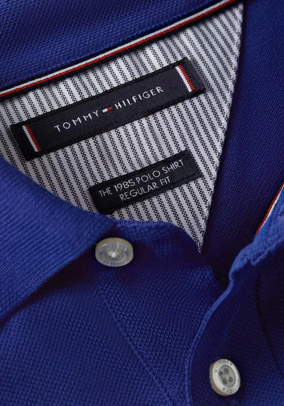 Tommy Hilfiger 1985 Regular Polo, heren poloshirt, blauw