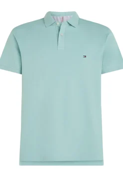 Tommy Hilfiger 1985 Regular Polo, heren poloshirt, licht aqua