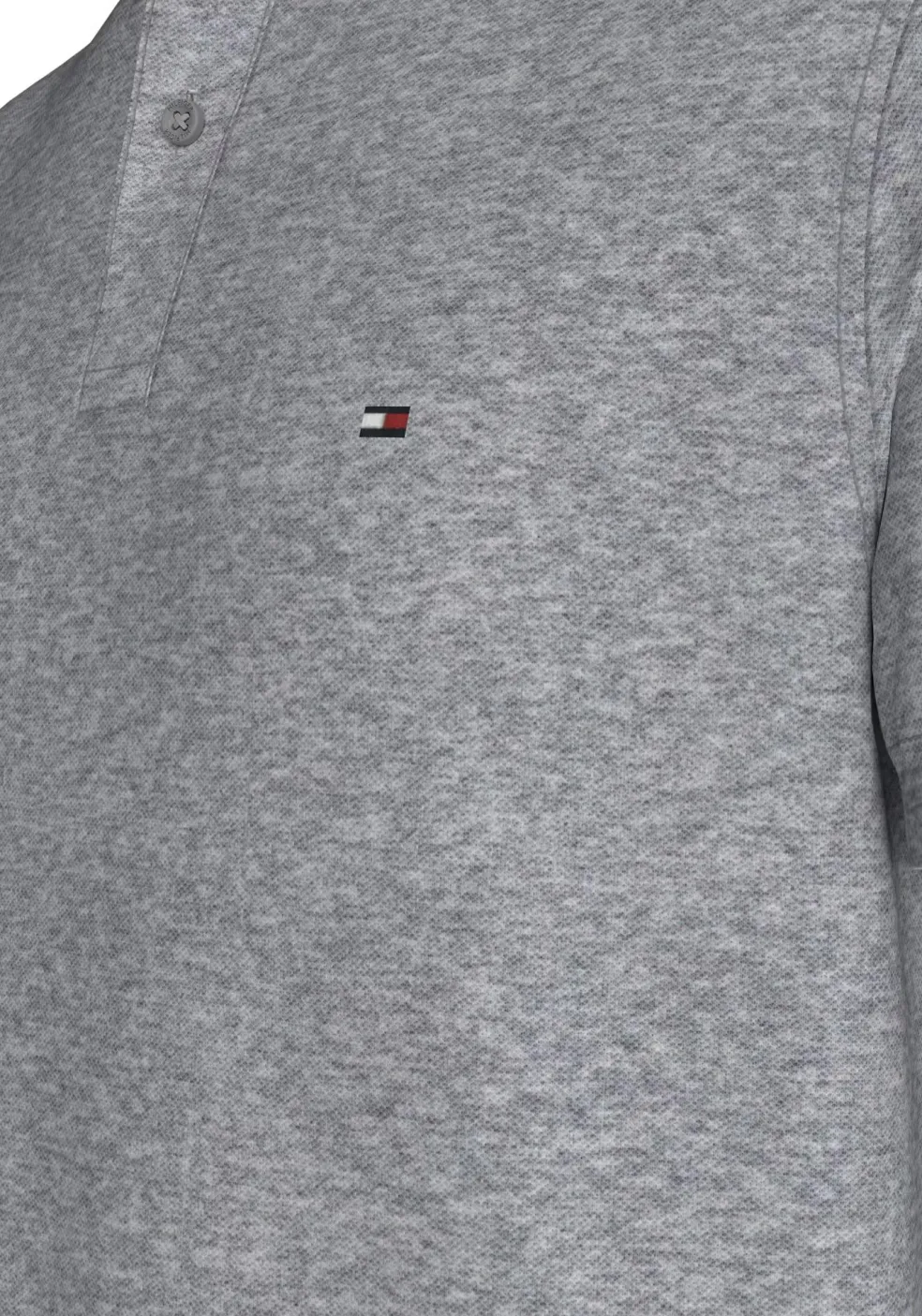 Tommy Hilfiger 1985 Regular Polo, heren poloshirt, middengrijs melange