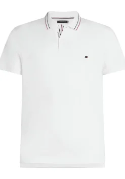 Tommy Hilfiger Regular Polo, heren poloshirt, wit