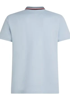 Tommy Hilfiger RWB Collar Regular Polo, heren poloshirt, blauw
