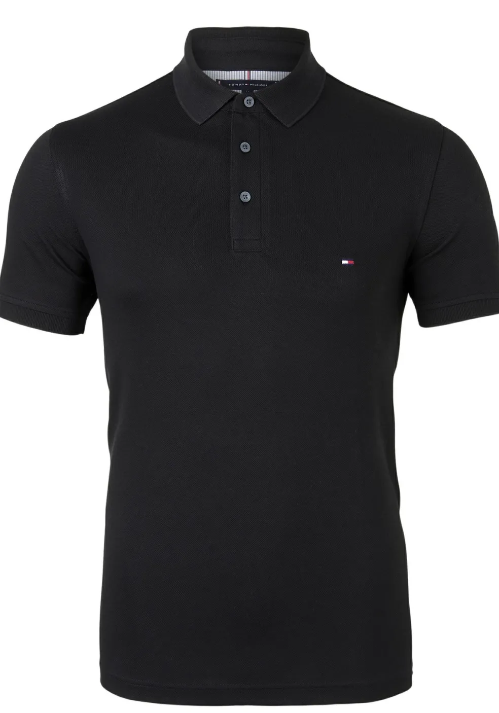 Tommy Hilfiger 1985 slim fit polo, zwart