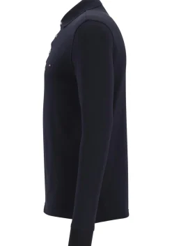 Tommy Hilfiger 1985 slim long sleeve polo, blauw (Desert Sky)