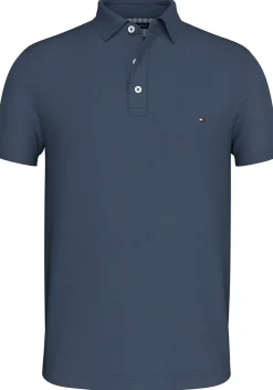 Tommy Hilfiger 1985 Slim Polo, heren poloshirt, blauw