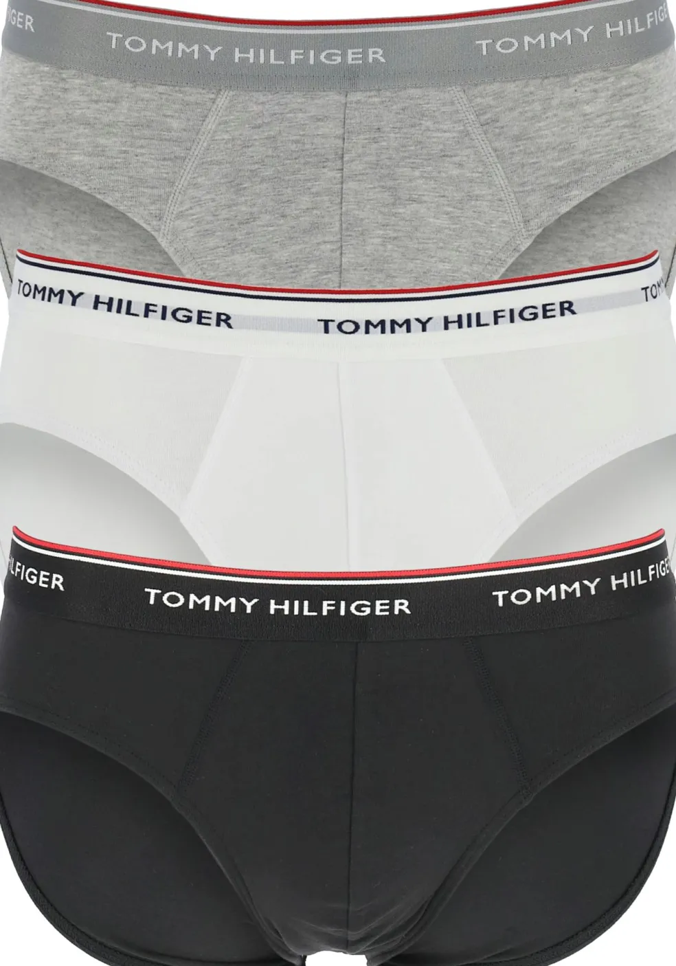 Tommy Hilfiger slips (3-pack), heren slips zonder gulp, wit, zwart, grijs