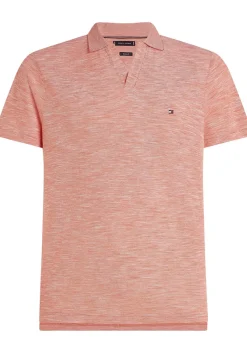 Tommy Hilfiger Slub Oxford Regular Polo, heren poloshirt, oranje
