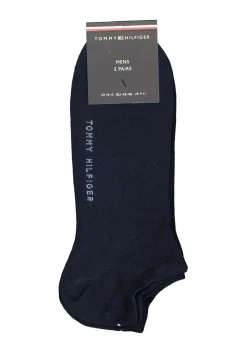 Tommy Hilfiger Sneaker Socks (2-pack), heren enkelsokken katoen, dark navy