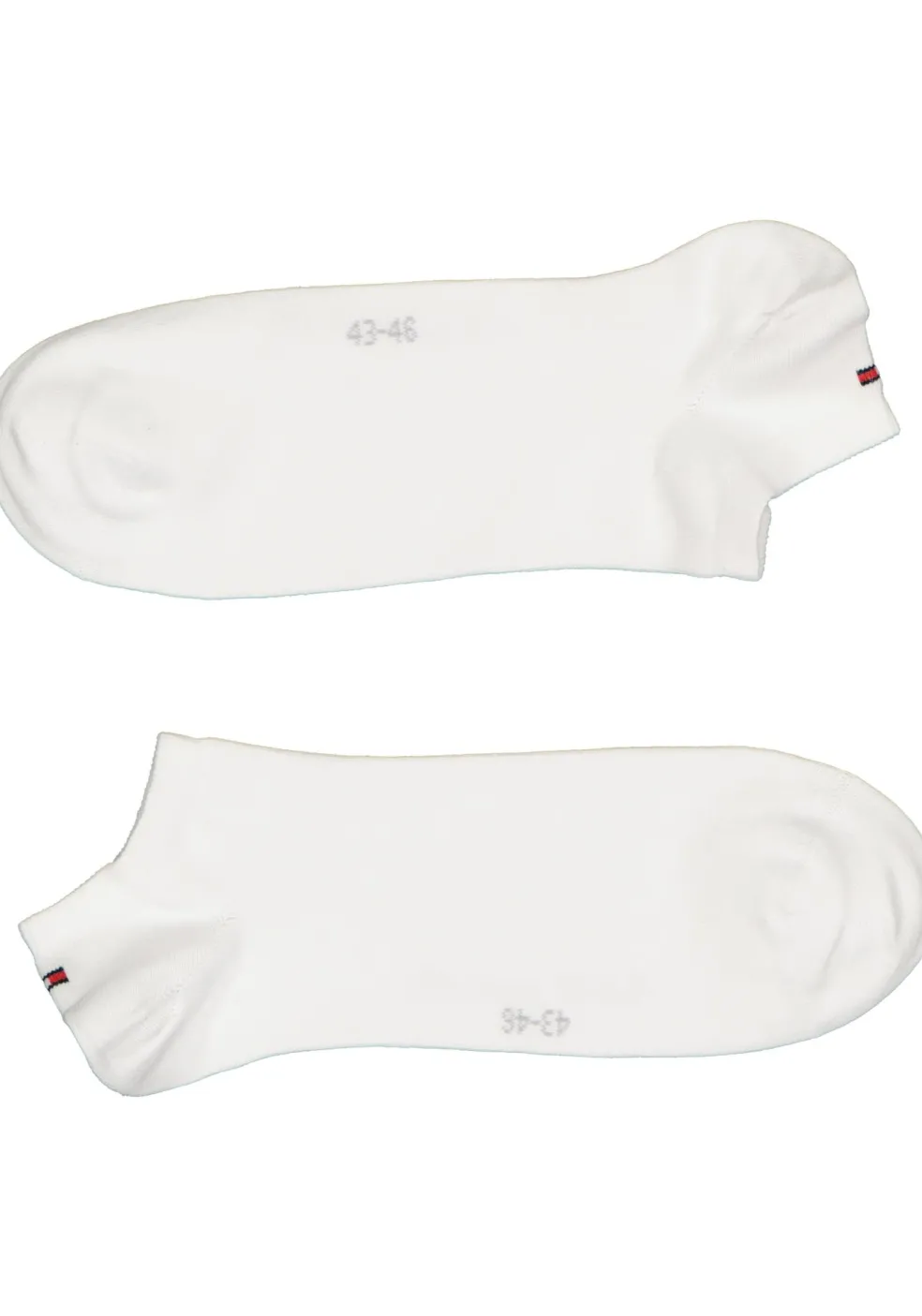 Tommy Hilfiger Sneaker Socks (2-pack), heren enkelsokken katoen, wit