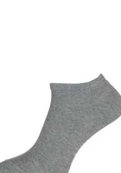 Tommy Hilfiger Sneaker Socks (2-pack), heren enkelsokken katoen, grijs melange