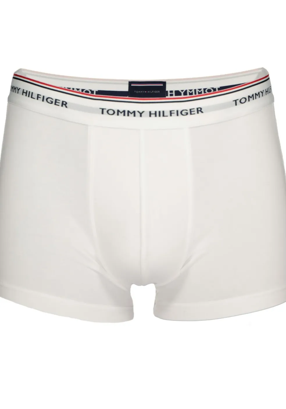 Tommy Hilfiger trunks (3-pack), heren boxers normale lengte, zwart, wit en grijs