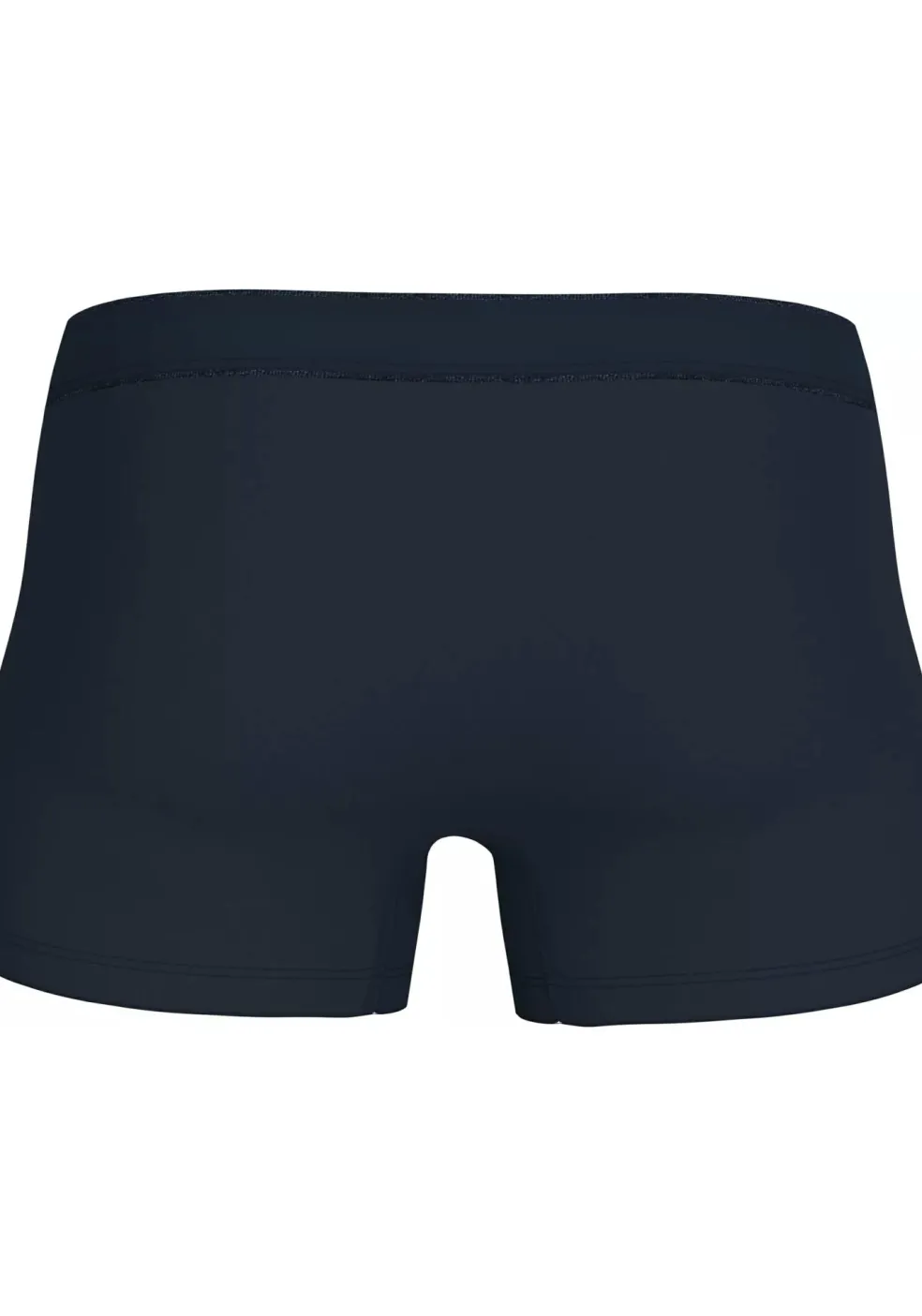 Tommy Hilfiger trunks (5-pack), heren boxers normale lengte, blauw met gekleurde tailleband