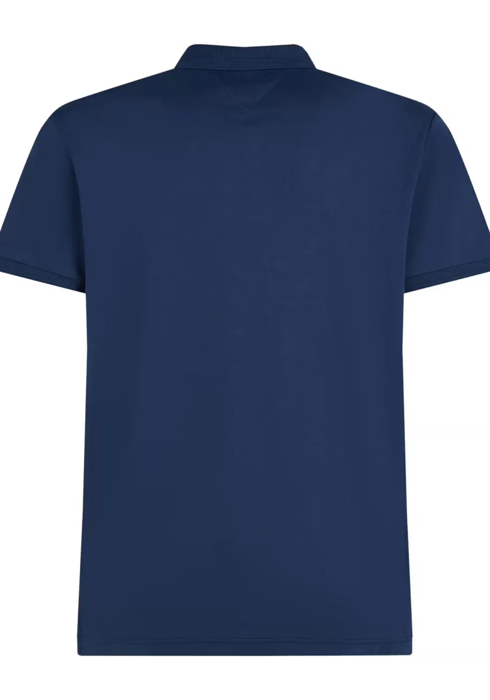 Tommy Hilfiger Zip Liquid Cotton Regular Polo, heren poloshirt, donkerblauw