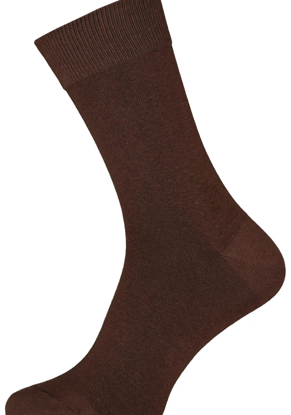 VENT herensokken katoen (5-pack), donkerbruin