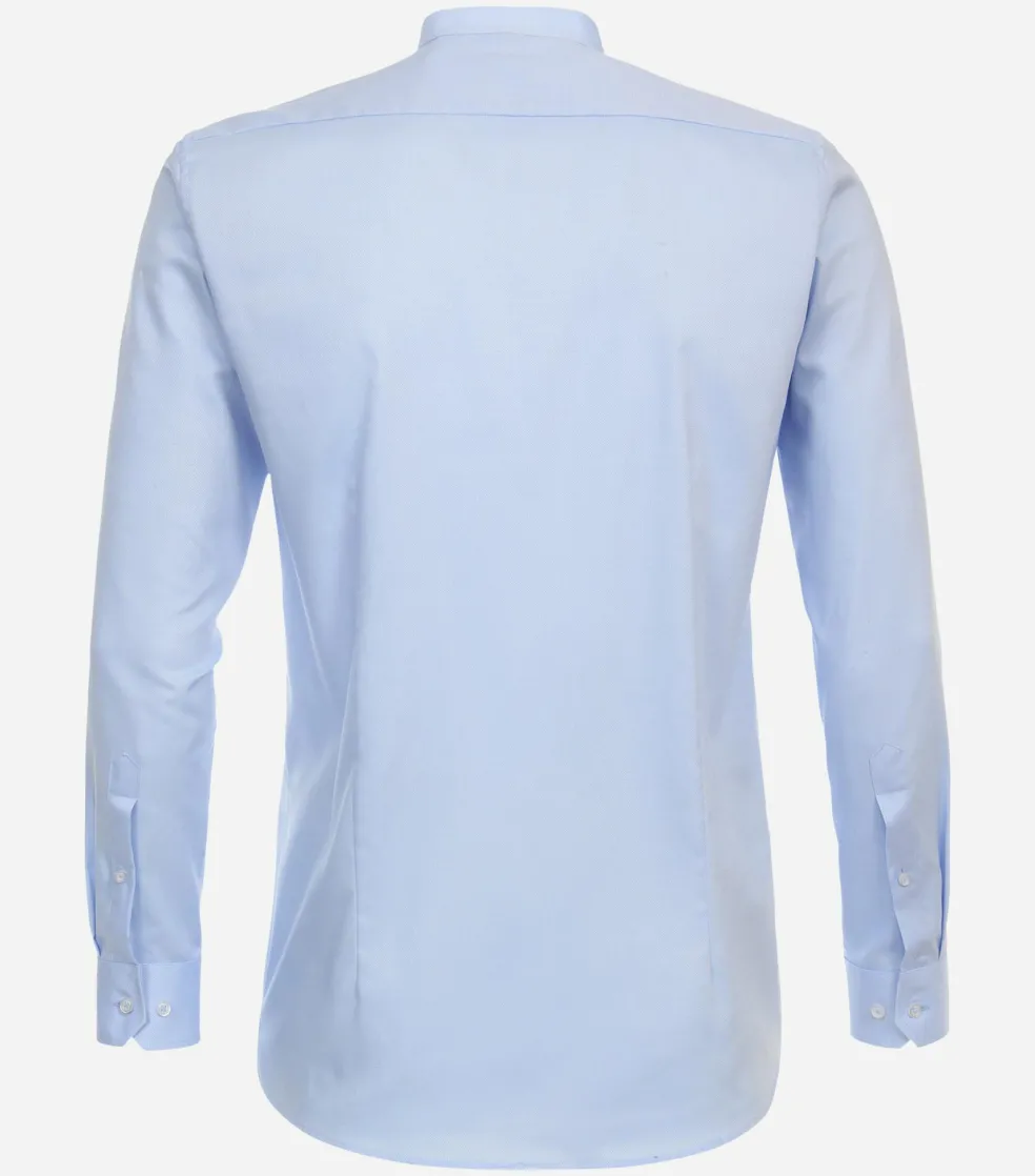 VENTI body fit overhemd, Oxford, blauw