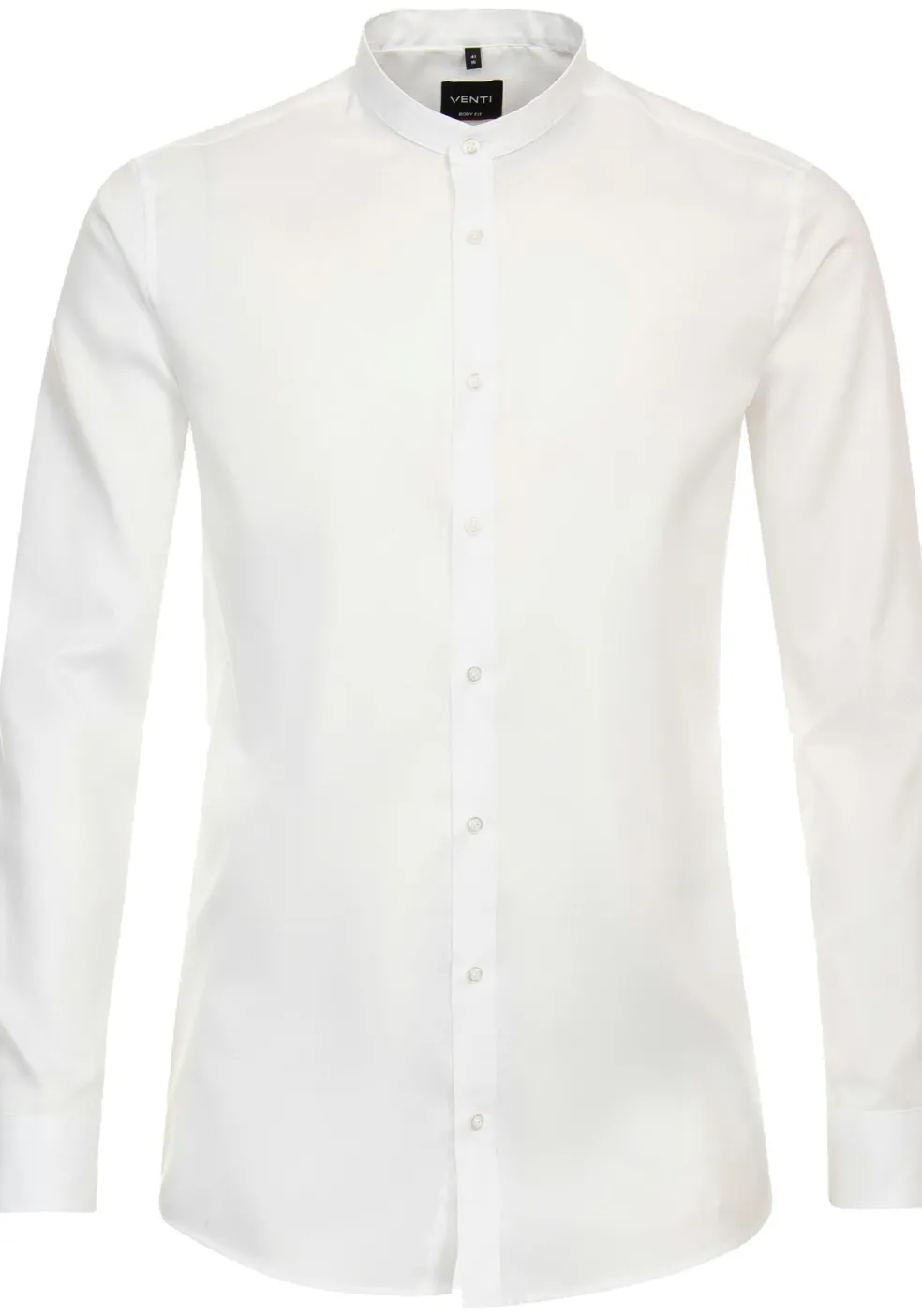 VENTI body fit overhemd, Oxford, wit