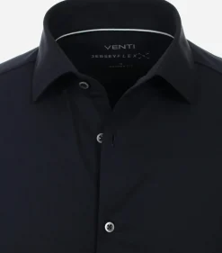 VENTI modern fit overhemd, jersey, blauw