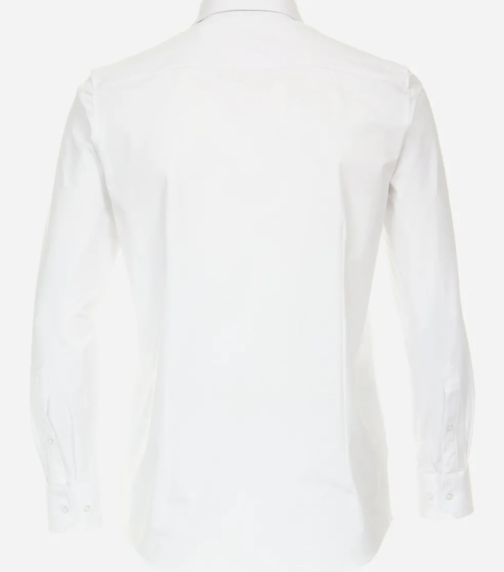 VENTI modern fit overhemd, jersey, wit