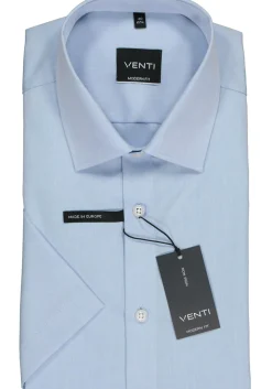 VENTI modern fit overhemd, korte mouw, lichtblauw
