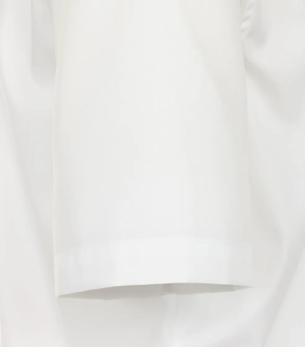 VENTI modern fit overhemd, korte mouw, popeline, wit