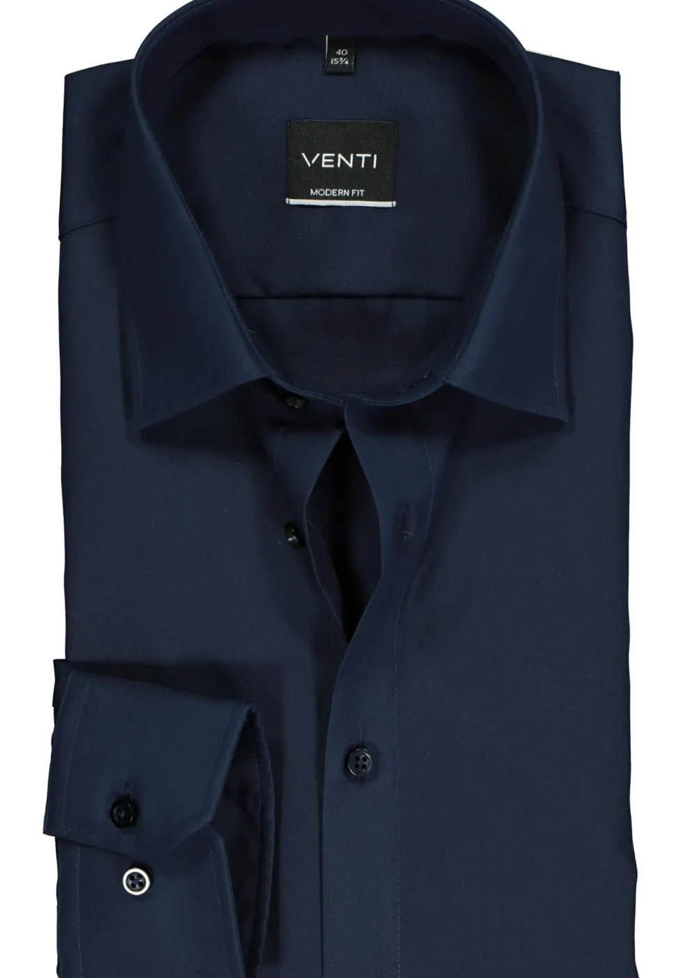 VENTI modern fit overhemd, marine blauw