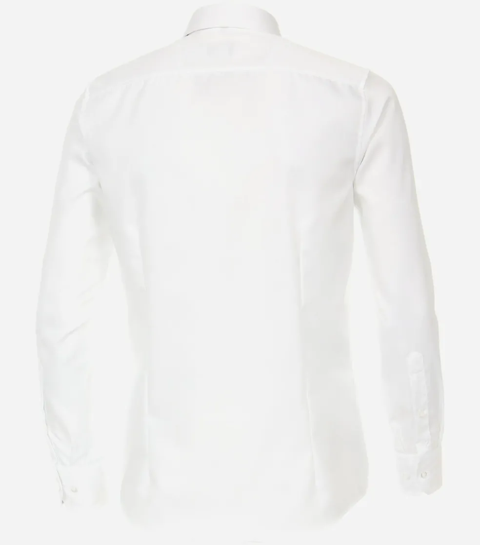 VENTI modern fit overhemd, mouwlengte 72 cm, twill, wit