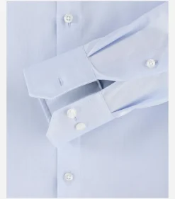 VENTI modern fit overhemd, mouwlengte 72 cm, twill, blauw