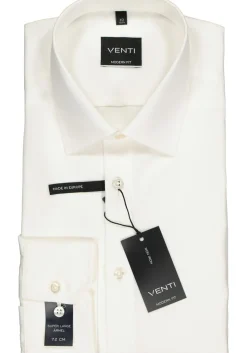 VENTI modern fit overhemd, mouwlengte 72, beige