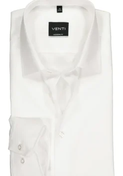 VENTI modern fit overhemd, mouwlengte 72, wit