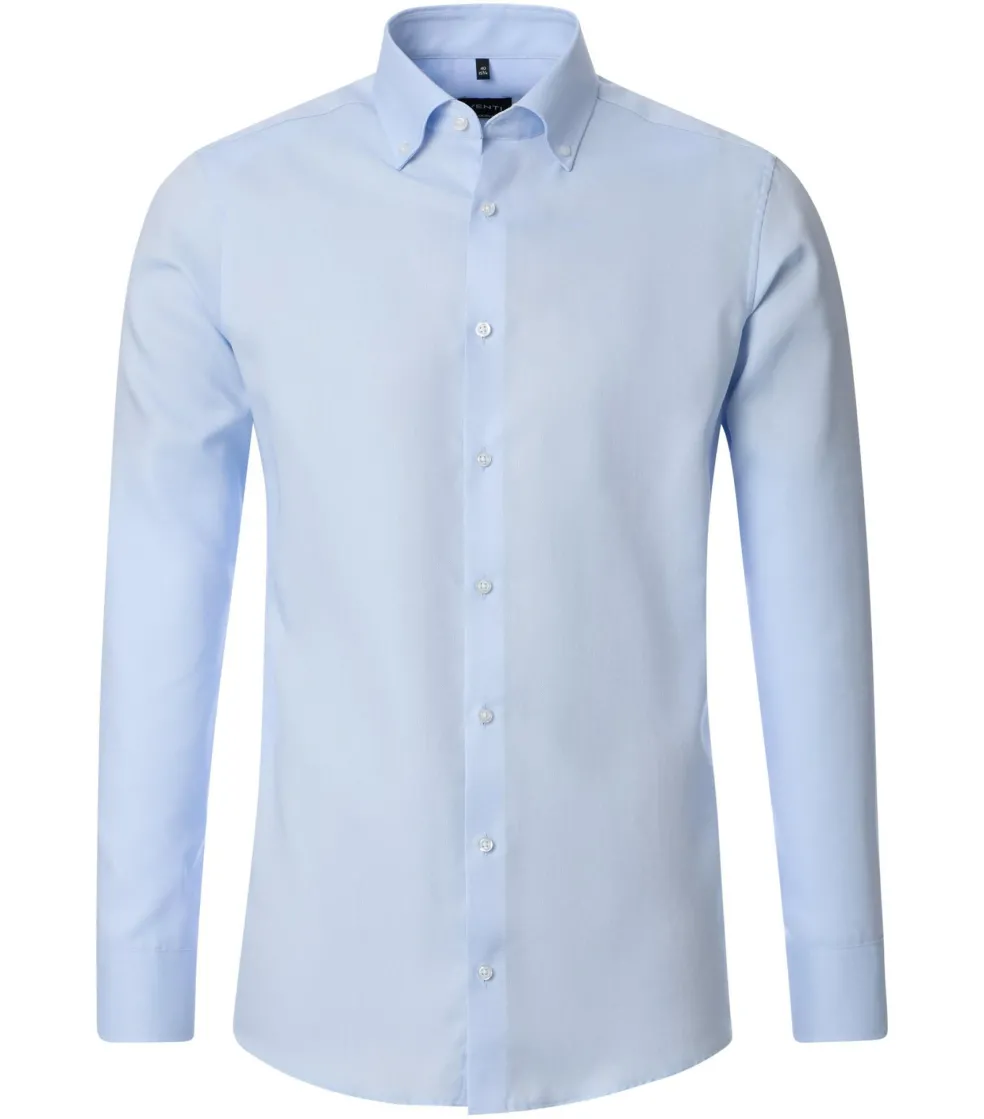 VENTI modern fit overhemd, Oxford, blauw
