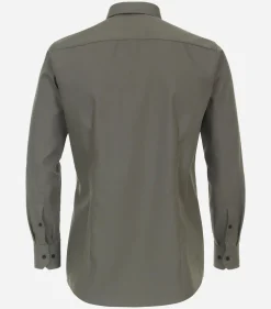 VENTI modern fit overhemd, popeline, groen