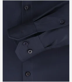 VENTI modern fit overhemd, twill, blauw