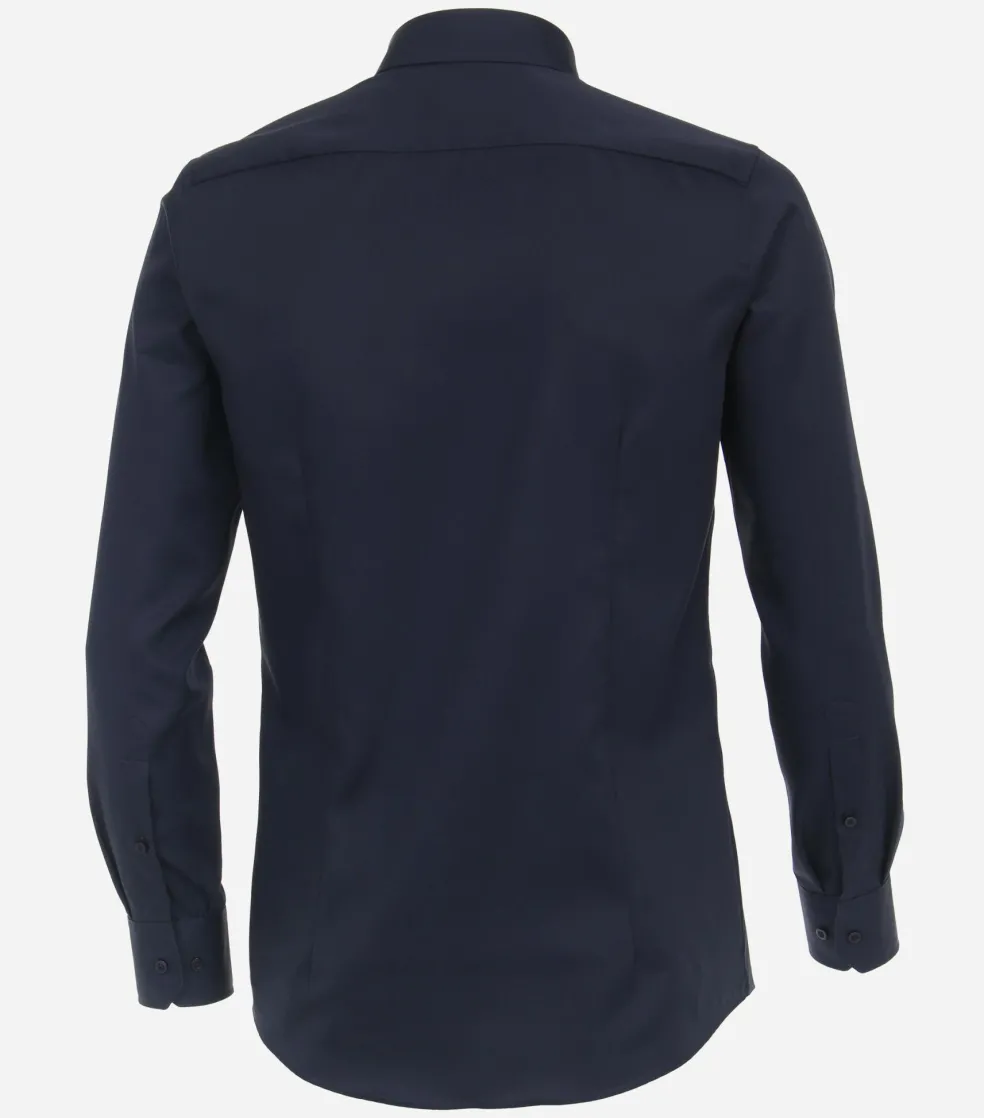 VENTI modern fit overhemd, twill, blauw