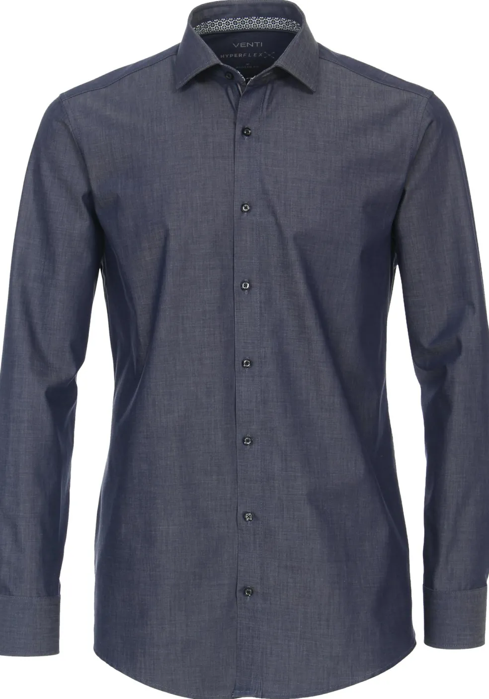 VENTI modern fit overhemd, twill, blauw