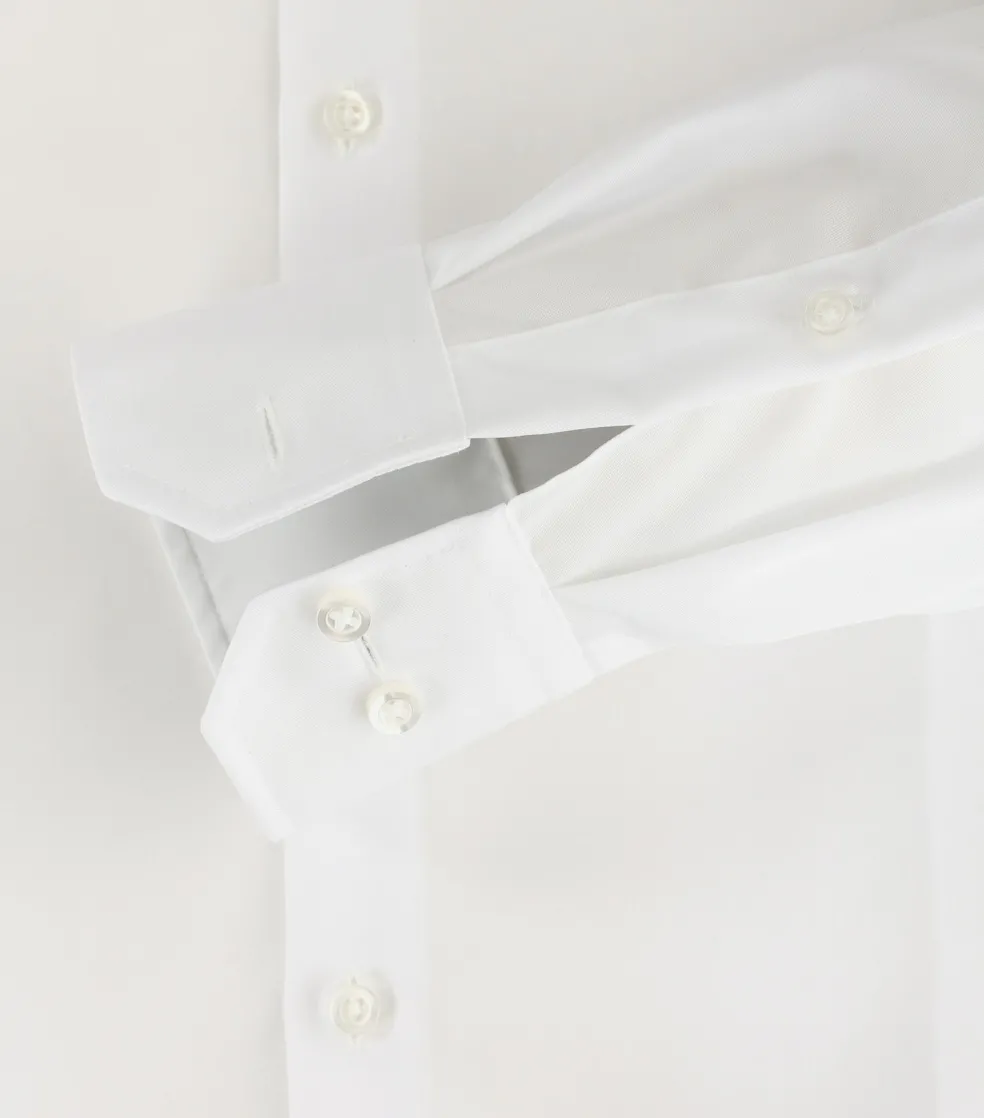VENTI modern fit overhemd, twill, wit